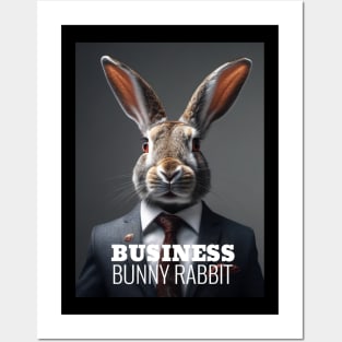 Business Bunny Rabbit Posters and Art